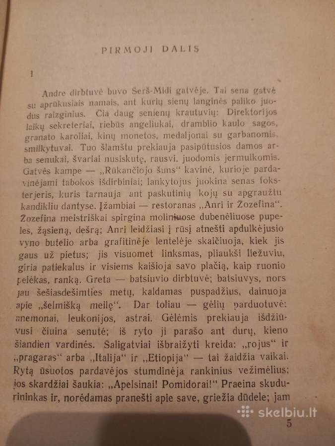 Sena knyga I. Erenburgas "Paryžiaus žlugimas" - nuotraukos Nr. 6