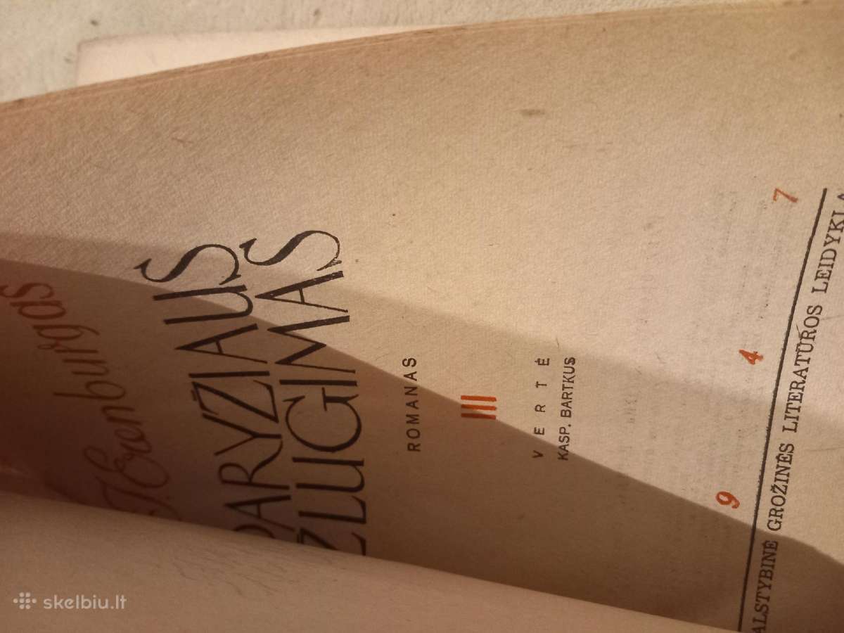 Sena knyga I. Erenburgas "Paryžiaus žlugimas" - nuotraukos Nr. 9