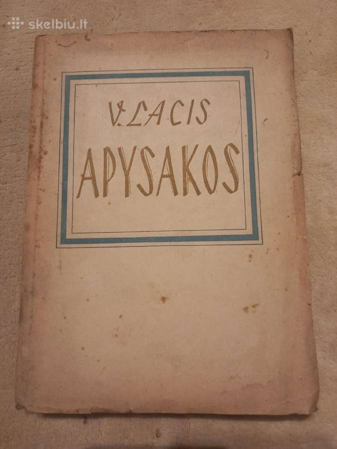 Sena knyga V. Lacis "Apysakos"