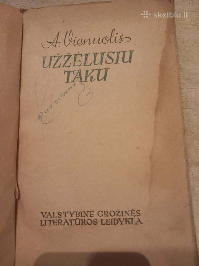 Antikvarinė knyga - nuotraukos Nr. 2