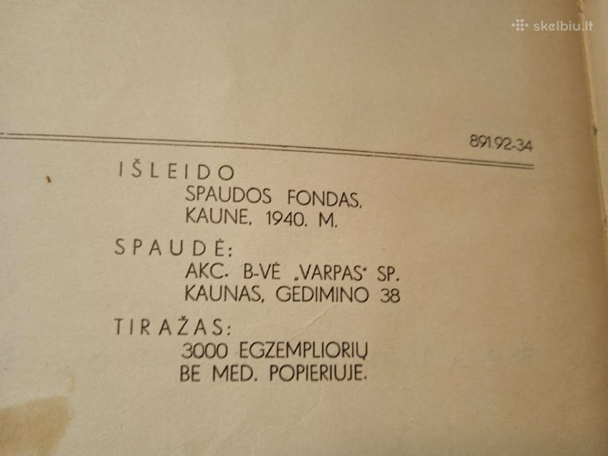 V. Krėvė "Dainavos šalies senų žmonių padavimai" - nuotraukos Nr. 3