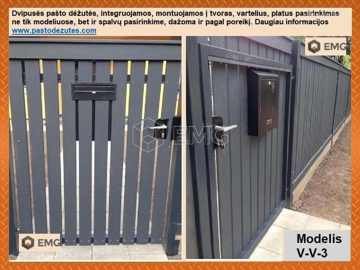 Integruojama pašto dėžutė - nuotraukos Nr. 28