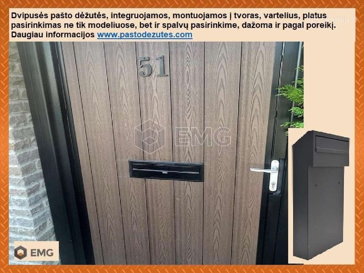 Integruojama pašto dėžutė - nuotraukos Nr. 33