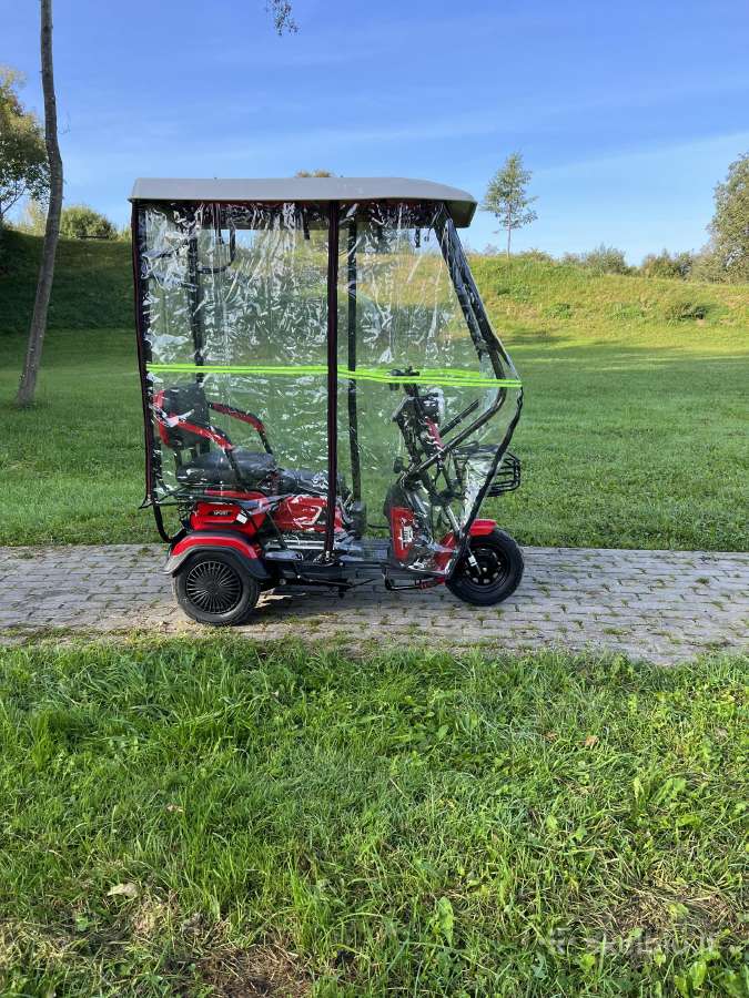 Elektrinis triratis motoroleris vezimelis - nuotraukos Nr. 9