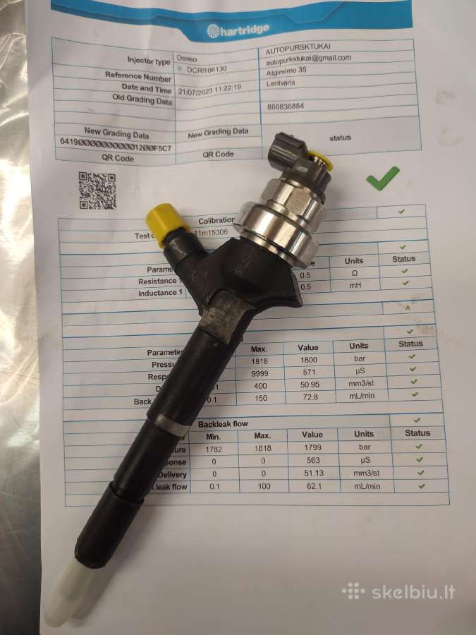 DENSO PURKSTUKU REMONTAS