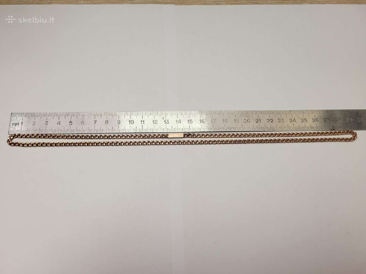 Nauja Auksinė Grandinėlė Bismark 585/12,54g/58cm - nuotraukos Nr. 2