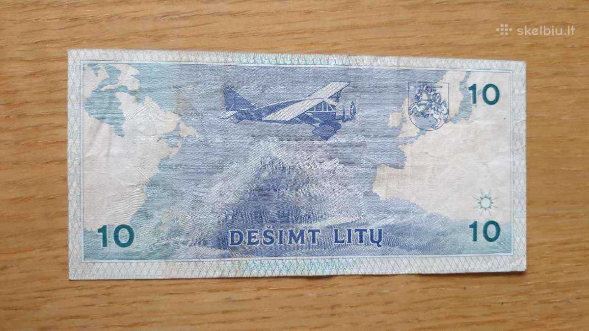 1993 10 litų Kaa serija - nuotraukos Nr. 2