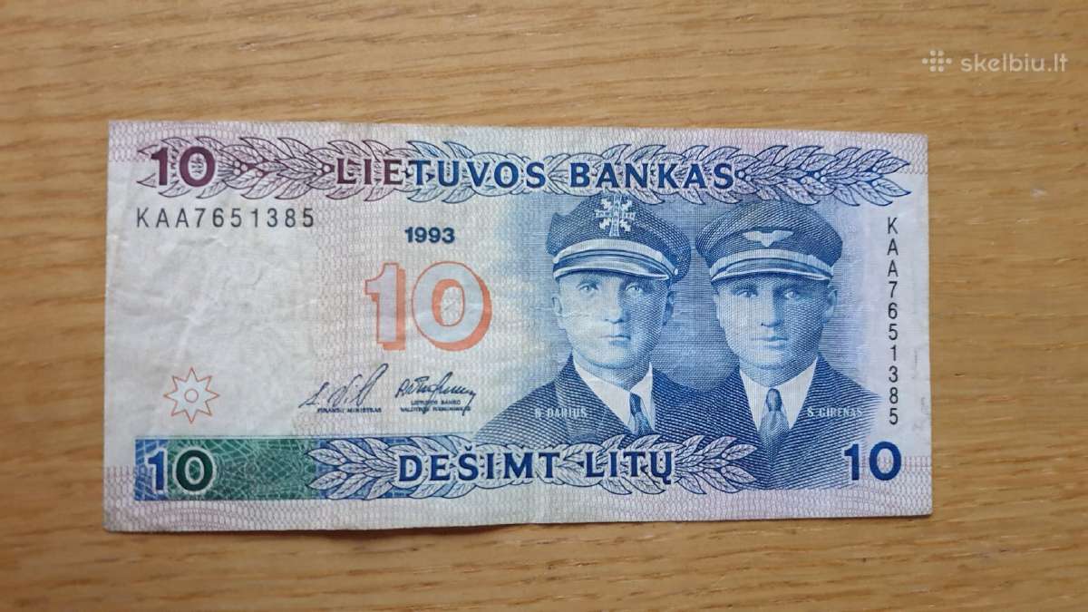 1993 10 litų Kaa serija