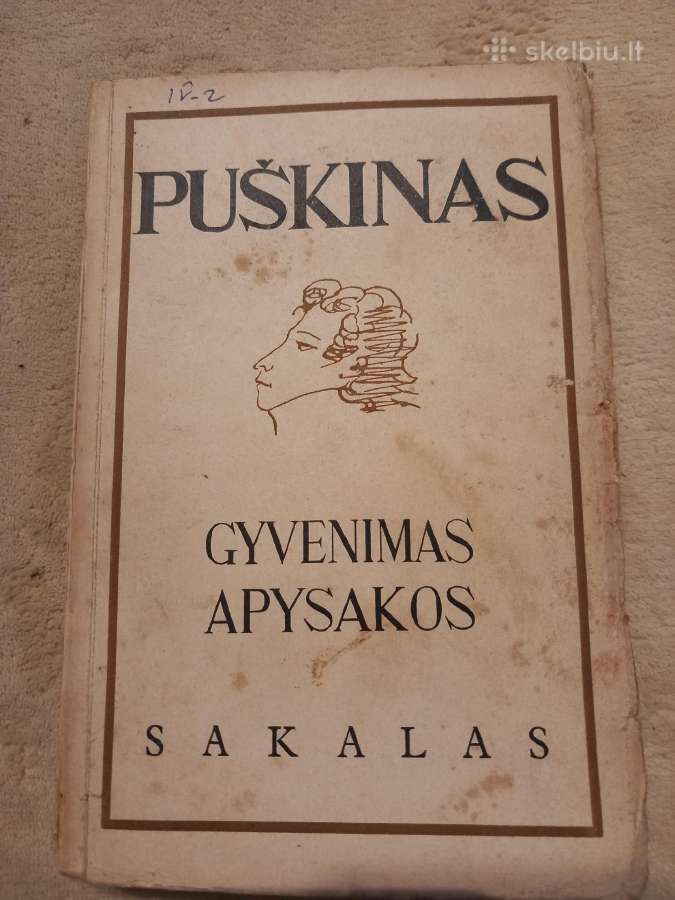 Antikvarinė knyga Puškinas, Gyvenimo apysakos