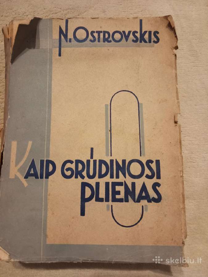 Antikvarinė knyga "Kaip grūdinosi plienas"