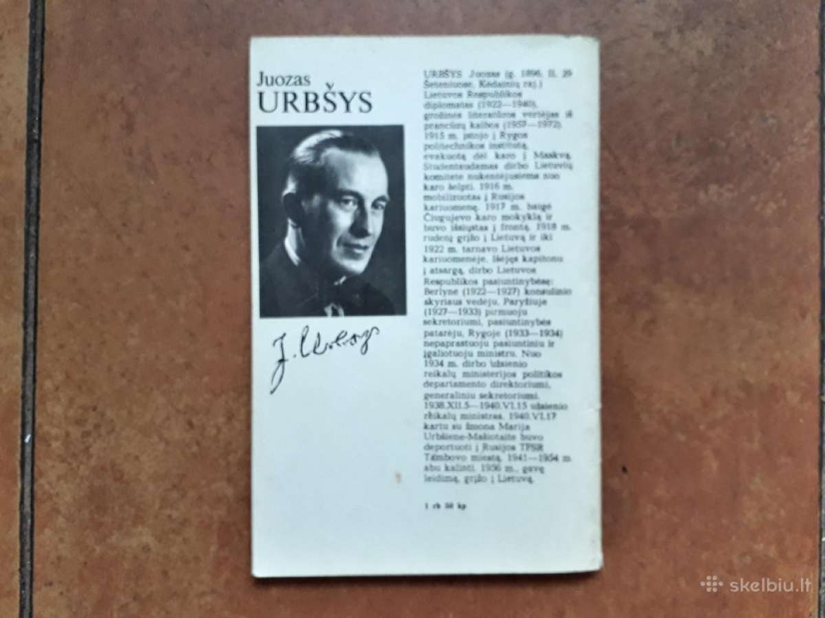 Juozas Urbšys "Lietuva lemtingais 1939-1940 metais - nuotraukos Nr. 4