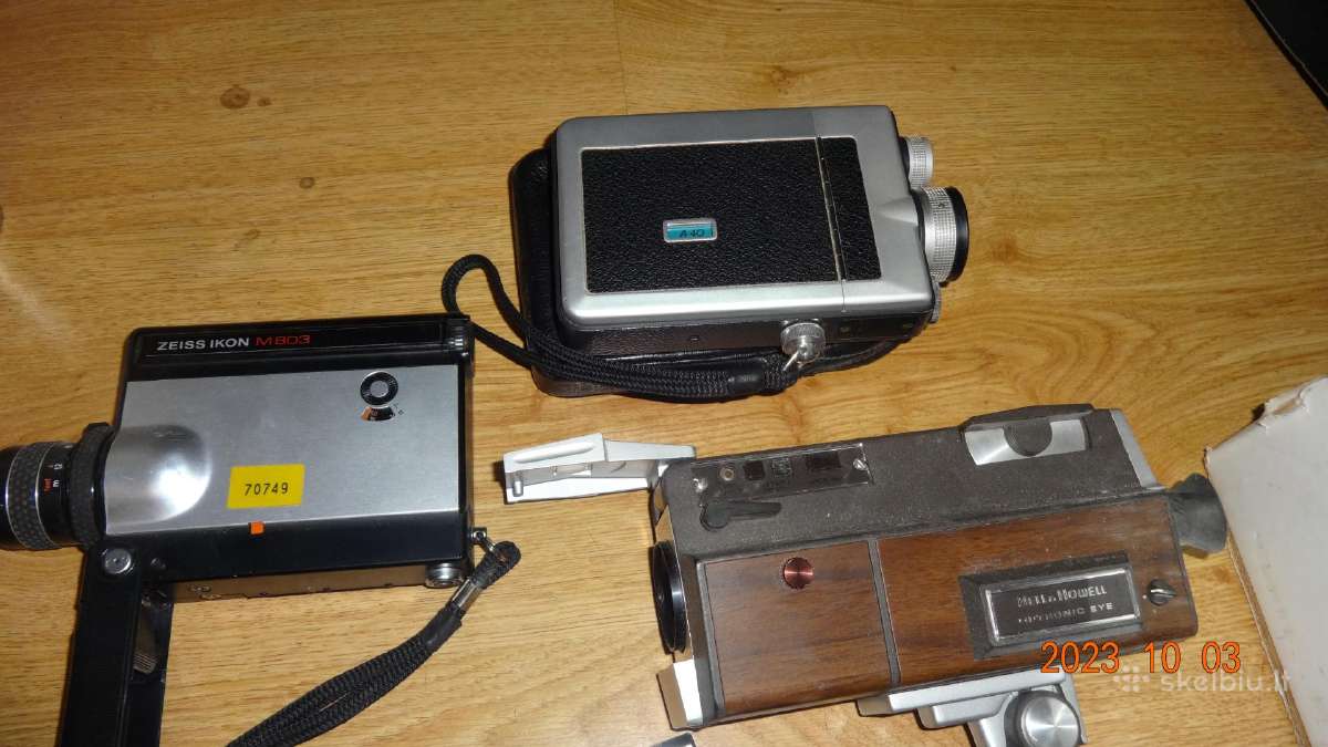 8 mm Kino kameros Carl zeiss ir Bell Howell - nuotraukos Nr. 2
