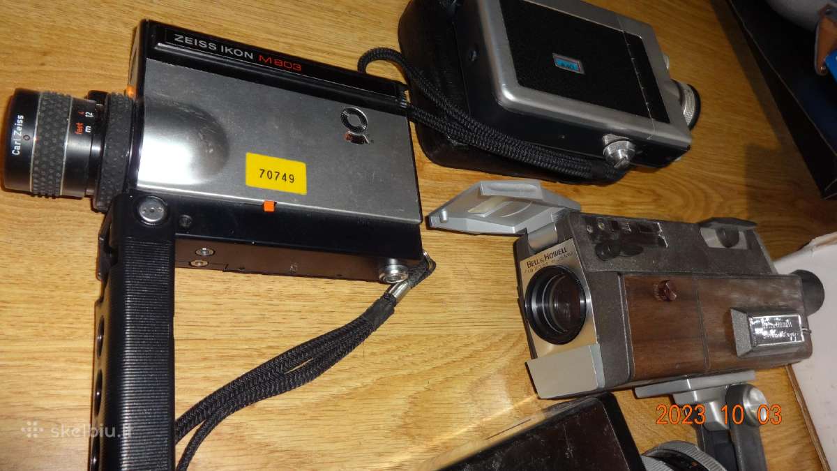 8 mm Kino kameros Carl zeiss ir Bell Howell - nuotraukos Nr. 3