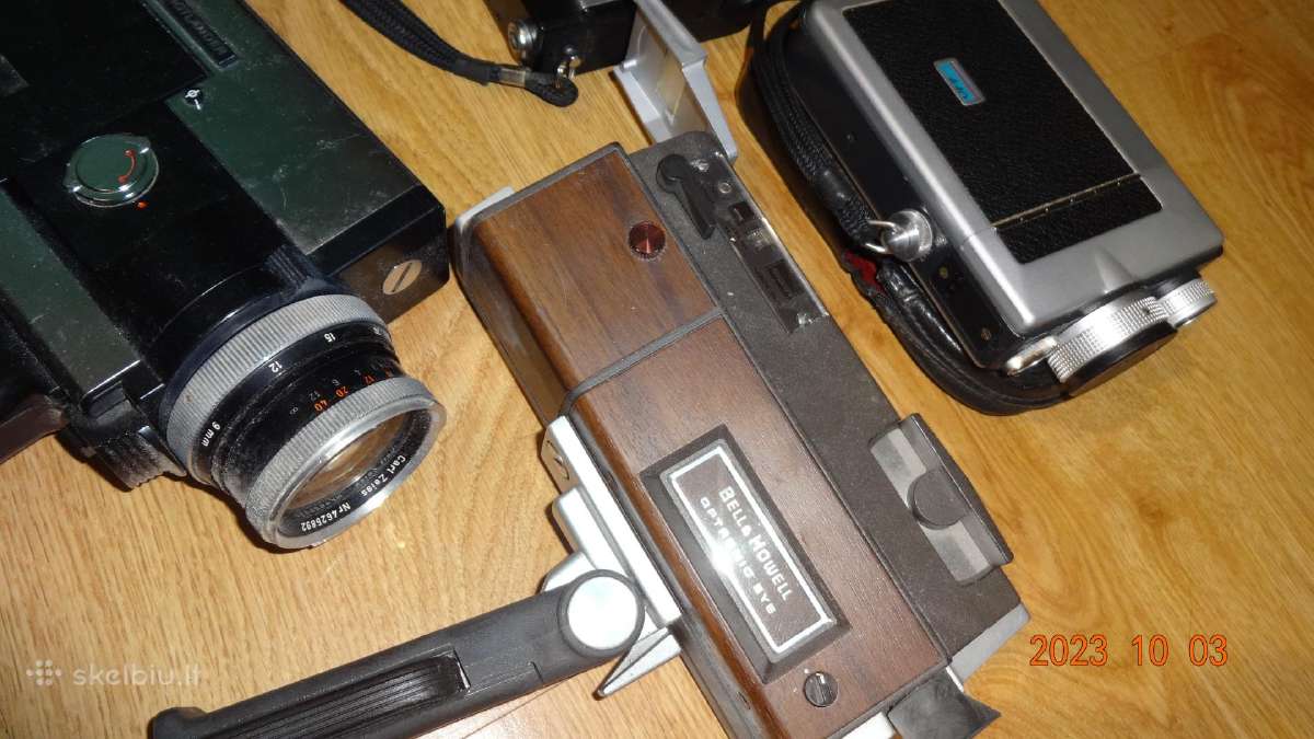 8 mm Kino kameros Carl zeiss ir Bell Howell - nuotraukos Nr. 4