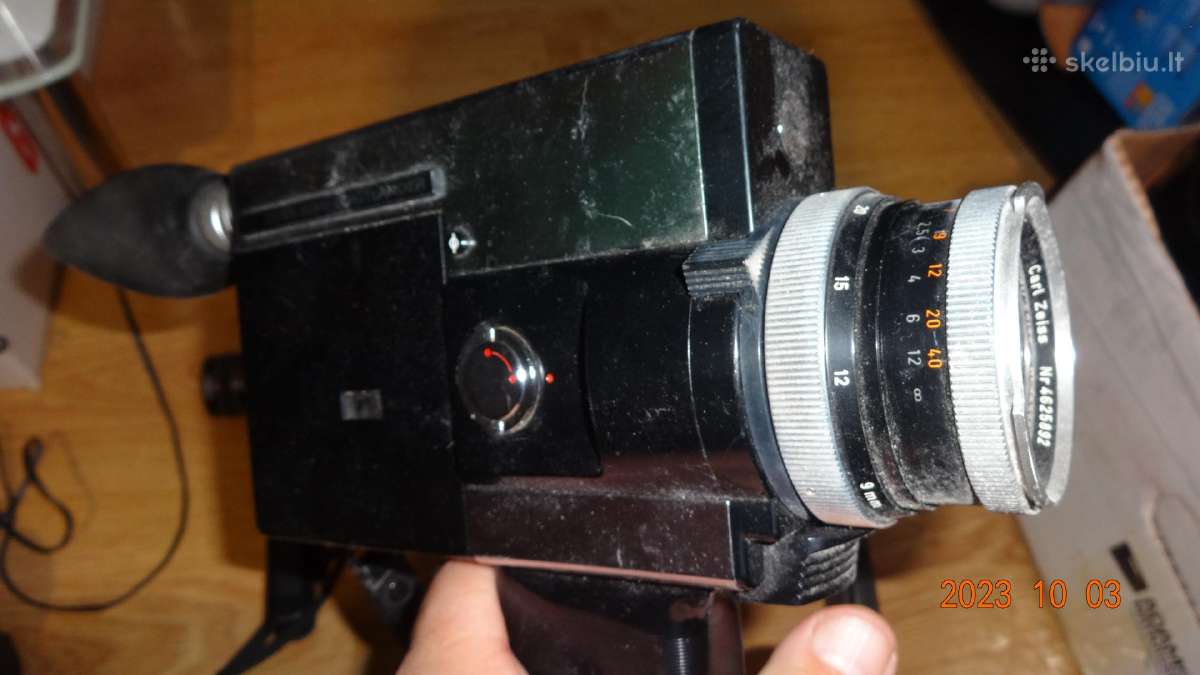8 mm Kino kameros Carl zeiss ir Bell Howell - nuotraukos Nr. 9