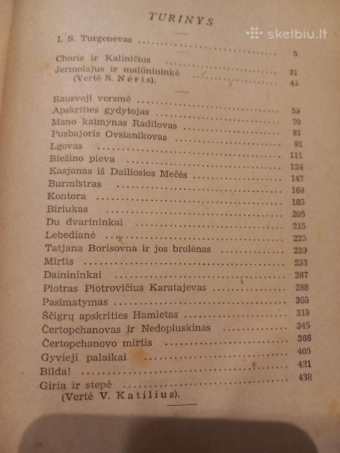 Senos knygos Turgenevas "Raštai" - nuotraukos Nr. 5