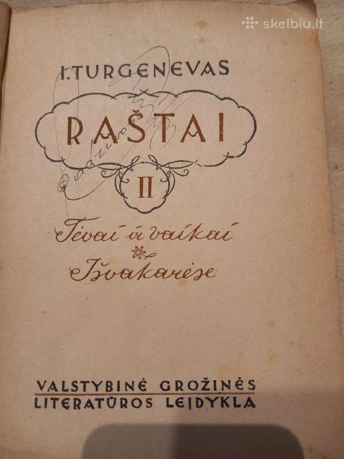 Senos knygos Turgenevas "Raštai" - nuotraukos Nr. 7