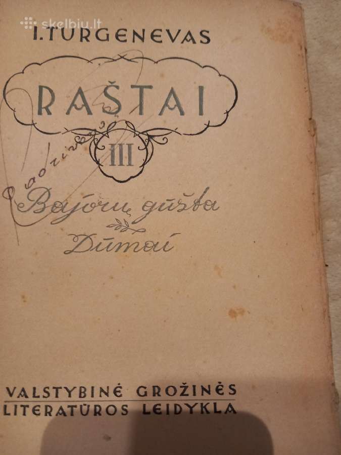 Senos knygos Turgenevas "Raštai" - nuotraukos Nr. 10