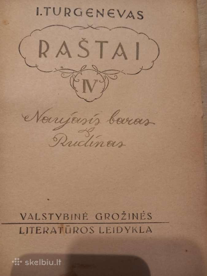 Senos knygos Turgenevas "Raštai" - nuotraukos Nr. 13