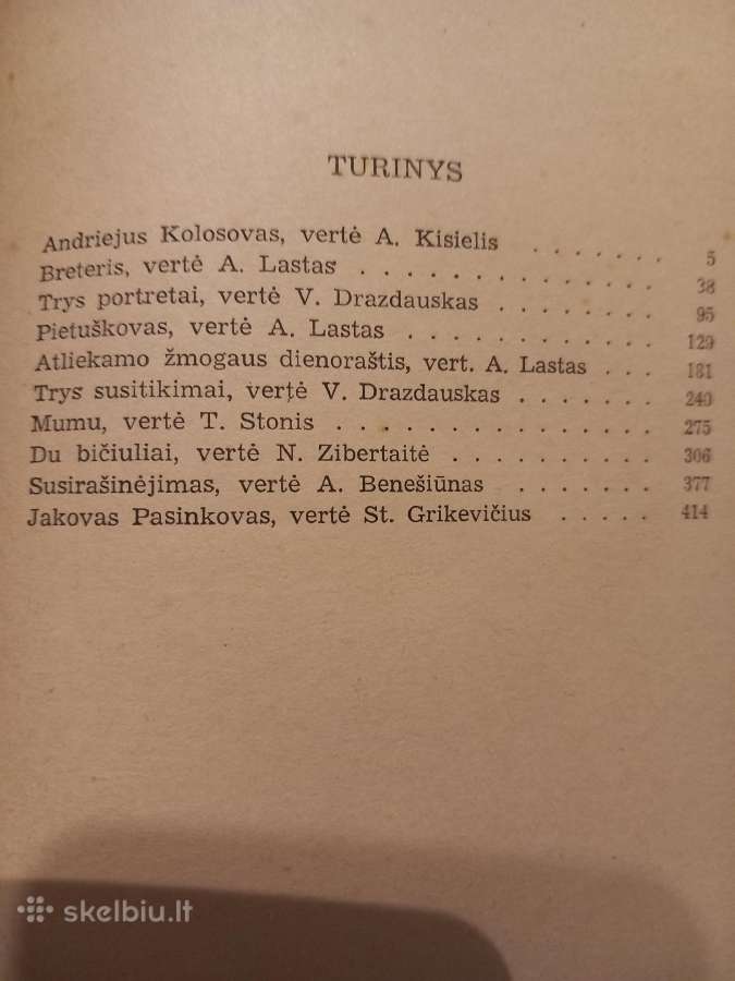 Senos knygos Turgenevas "Raštai" - nuotraukos Nr. 17