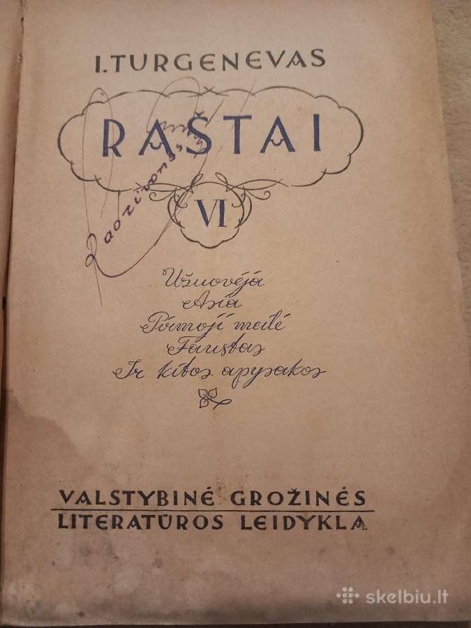 Senos knygos Turgenevas "Raštai" - nuotraukos Nr. 19