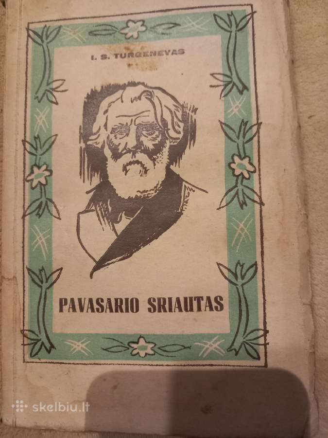 Sena knyga Turgenevas "Pavasario sriautas"