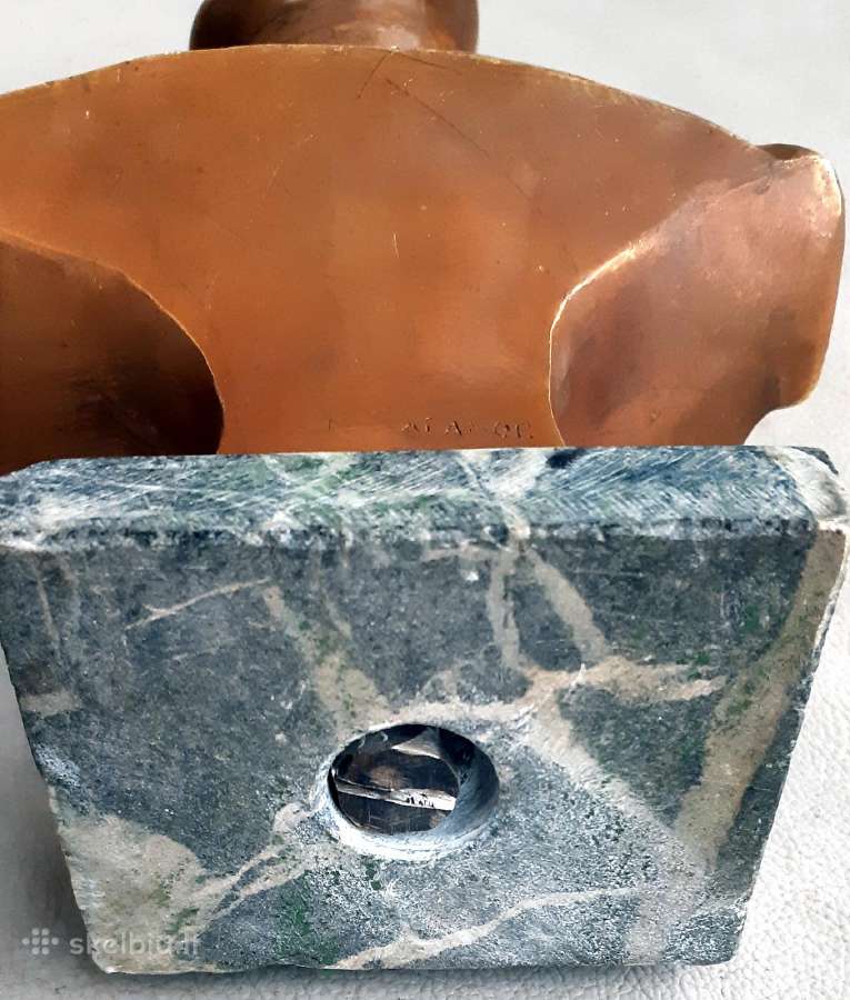 Ssrs maršalo G. Žukovo Bronzinis didelis biustas - nuotraukos Nr. 10
