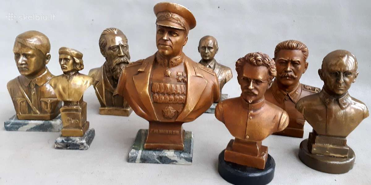 Ssrs maršalo G. Žukovo Bronzinis didelis biustas - nuotraukos Nr. 12