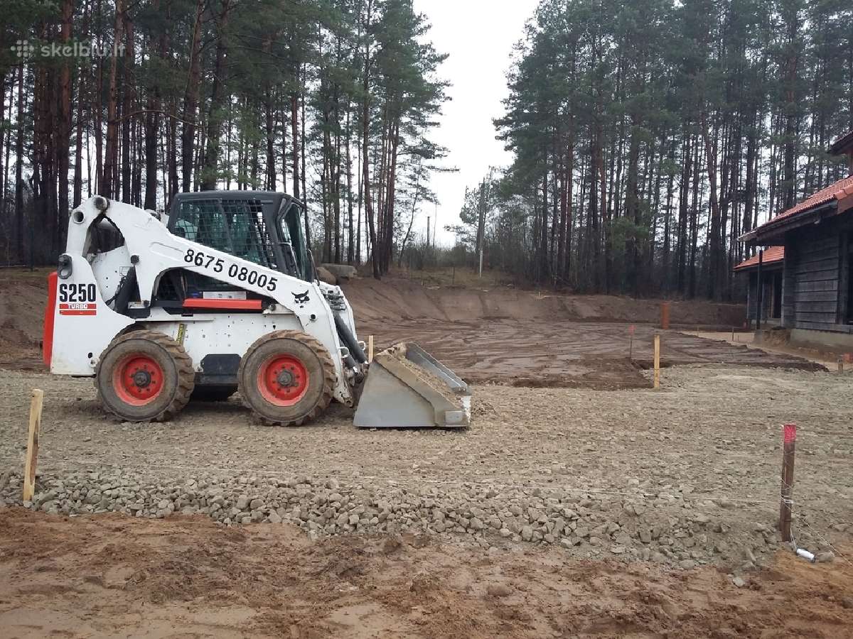 Trinkelių klojimas, gerbūvio darbai, bobcat nuoma - nuotraukos Nr. 10