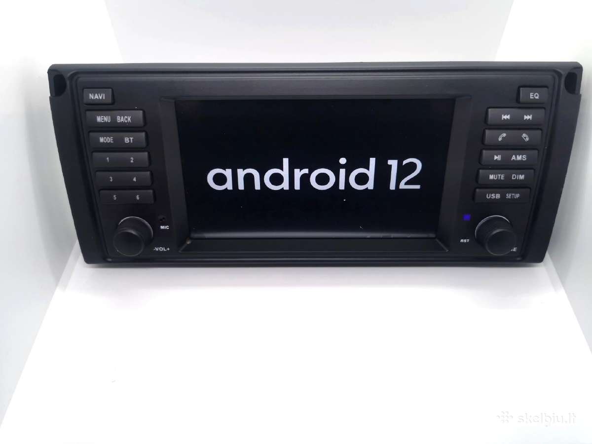 Nauja Bmw e39/e53 Android multimedija Carplay/andr