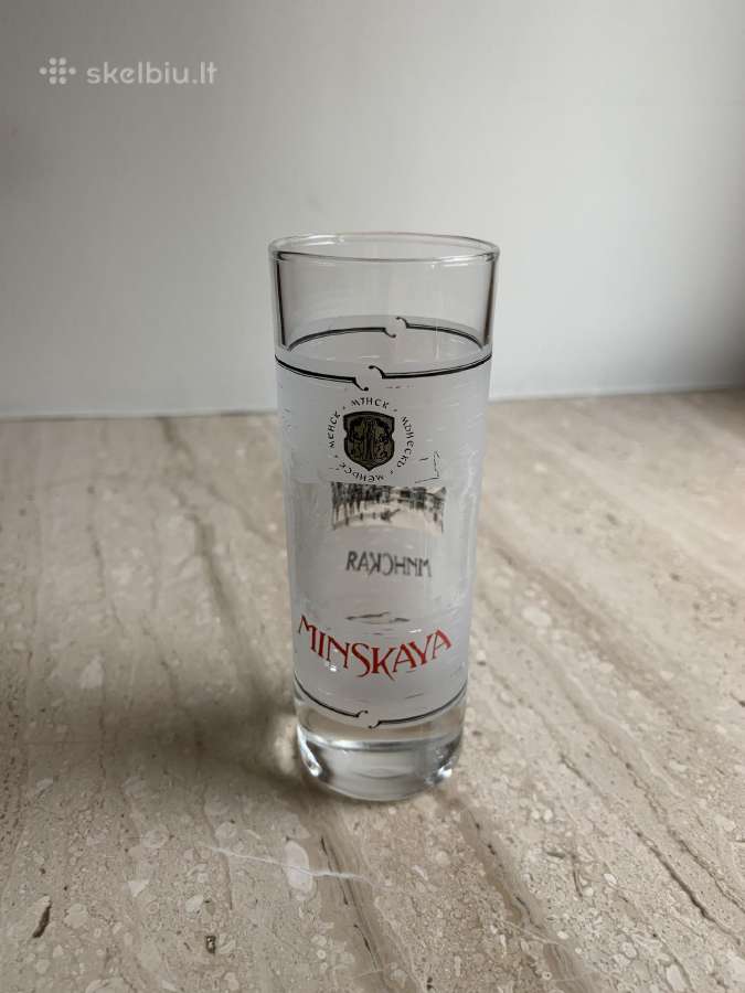 Taurelė degtinei su Minskaya logo ženklu - nuotraukos Nr. 2