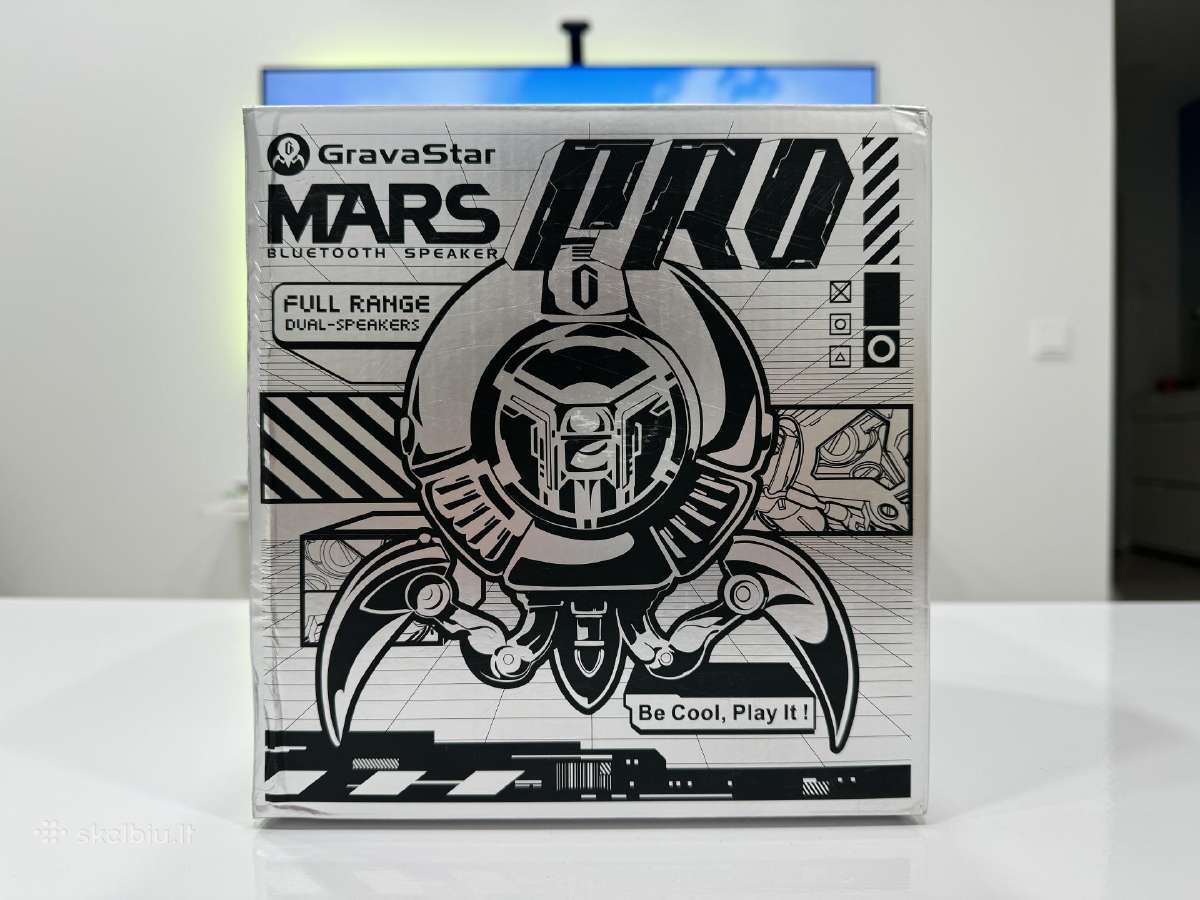 Išskirtinė Gravastar Mars Pro Bluetooth kolonėlė - nuotraukos Nr. 3