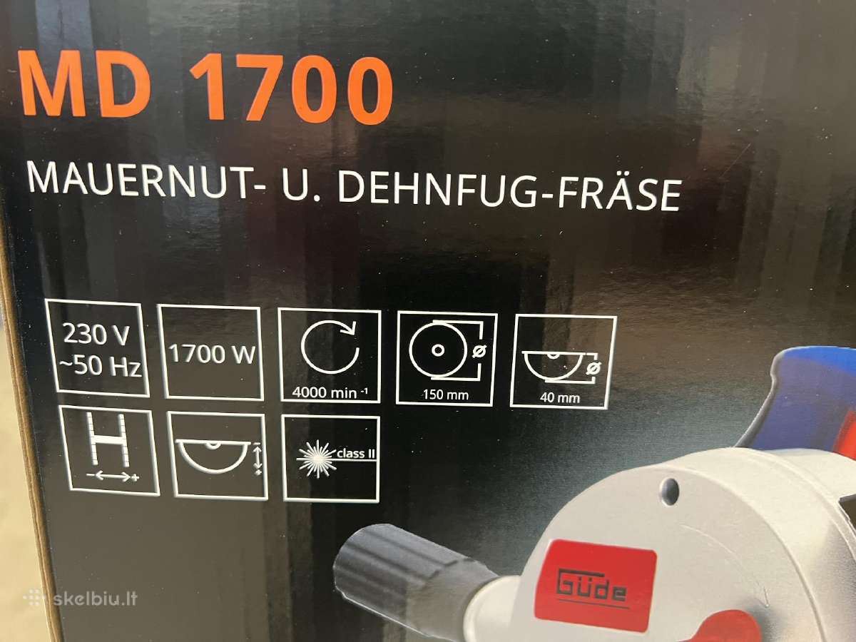 Mūro freza Gude Md 1700 štabas - nuotraukos Nr. 2