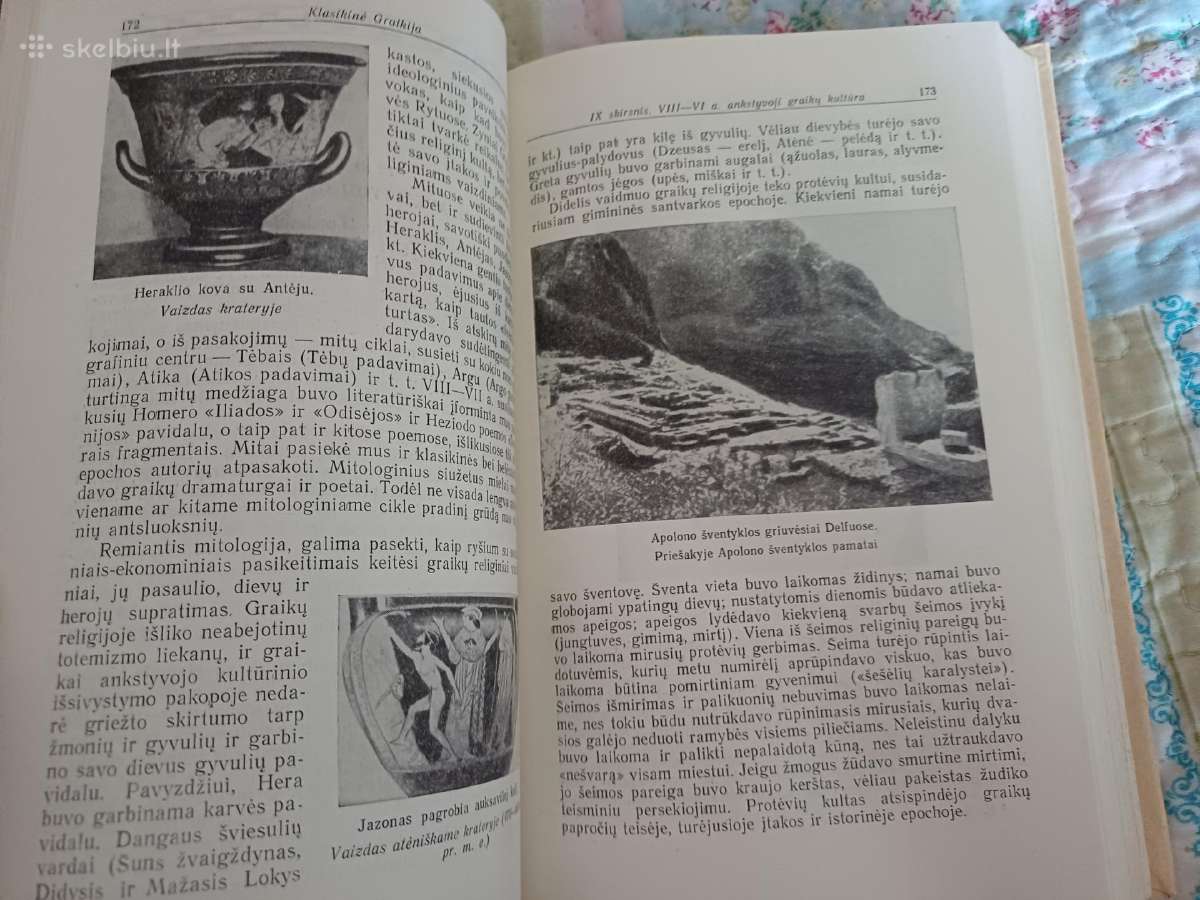 Parduodu knyga.senovės Graikijos istorija,1955m - nuotraukos Nr. 3