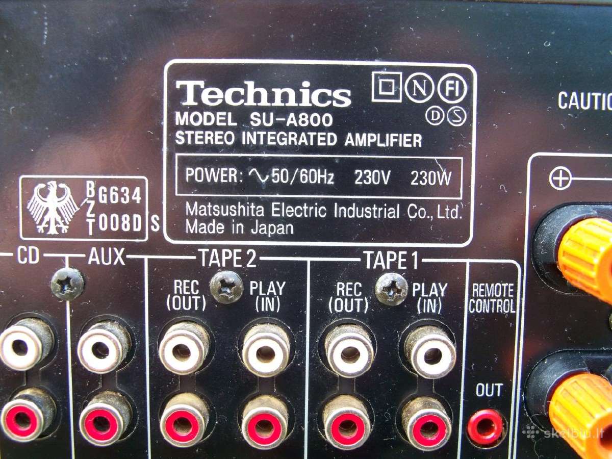Technics Su- V2a. Sv,st-8044, z22. Su-a800. - nuotraukos Nr. 37