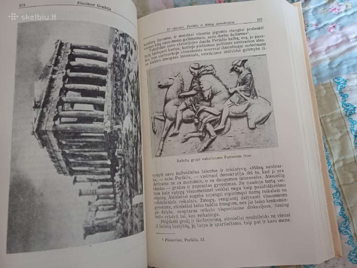 Parduodu knyga.senovės Graikijos istorija,1955m - nuotraukos Nr. 8