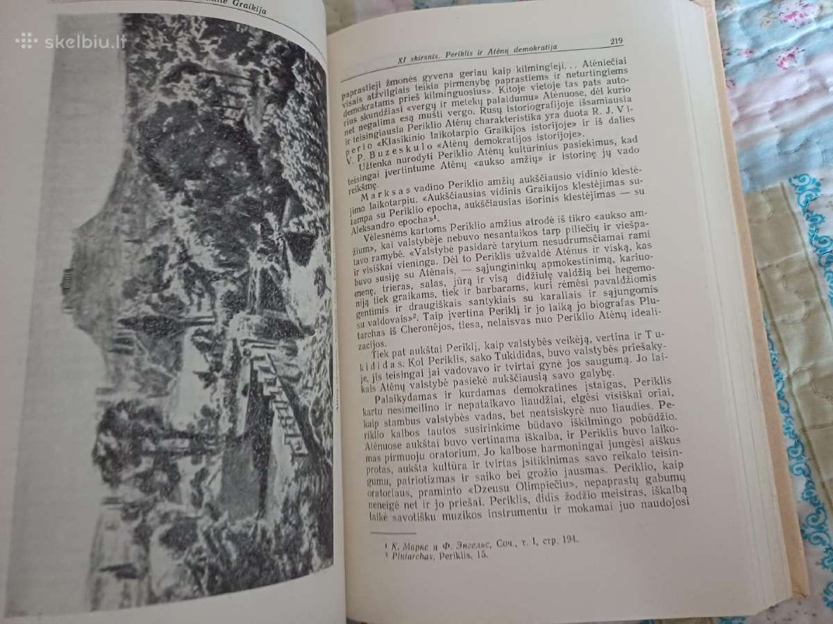 Parduodu knyga.senovės Graikijos istorija,1955m - nuotraukos Nr. 14