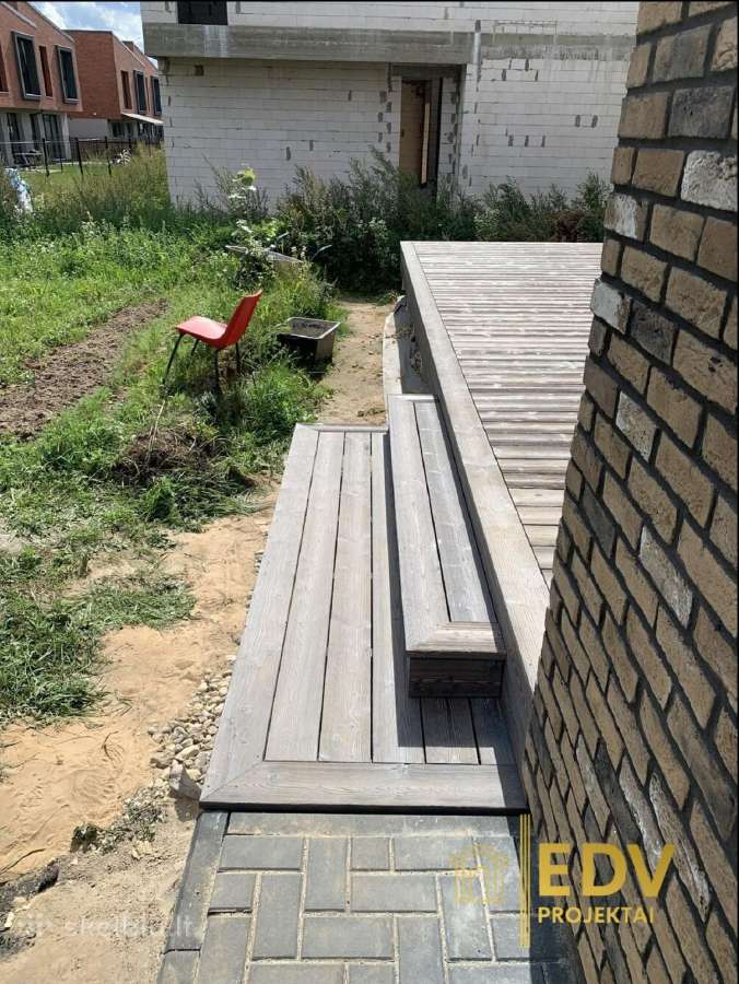 Medinės sienelės terasoms, stoginėms, pavėsinėms - nuotraukos Nr. 4