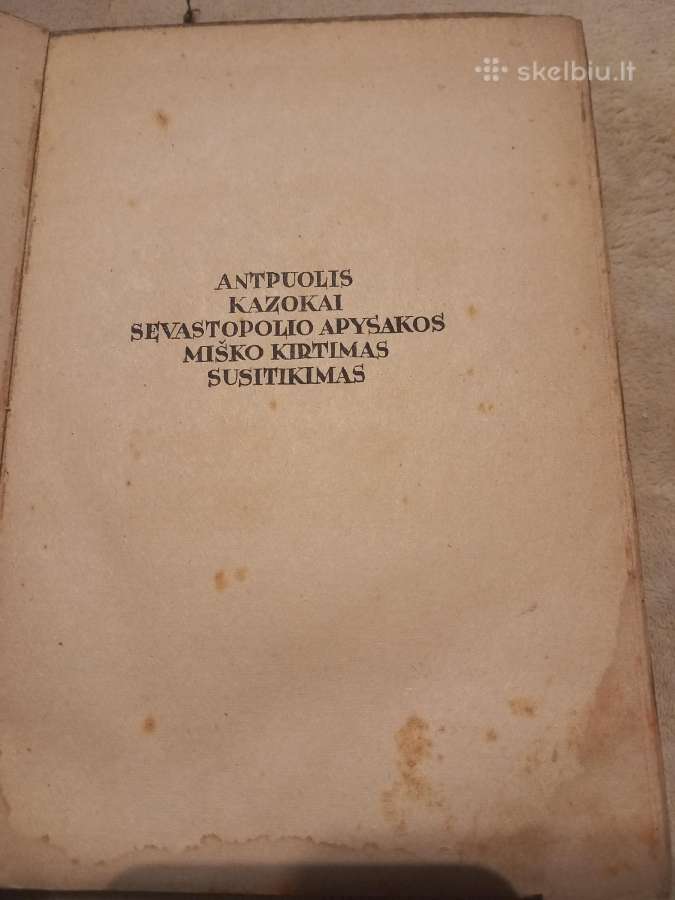 Antikvarinė L. Tolstojus knyga - nuotraukos Nr. 3