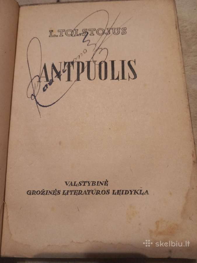 Antikvarinė L. Tolstojus knyga - nuotraukos Nr. 4