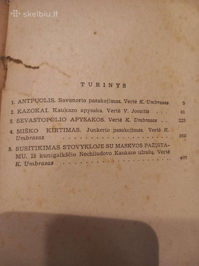 Antikvarinė L. Tolstojus knyga - nuotraukos Nr. 5