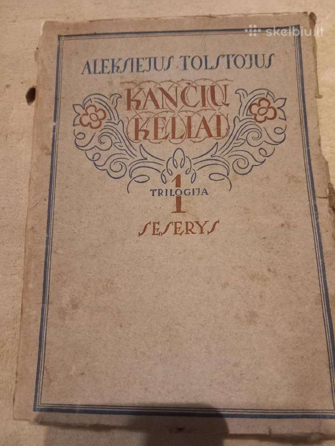 Antikvarinė A. Tolstojus knyga
