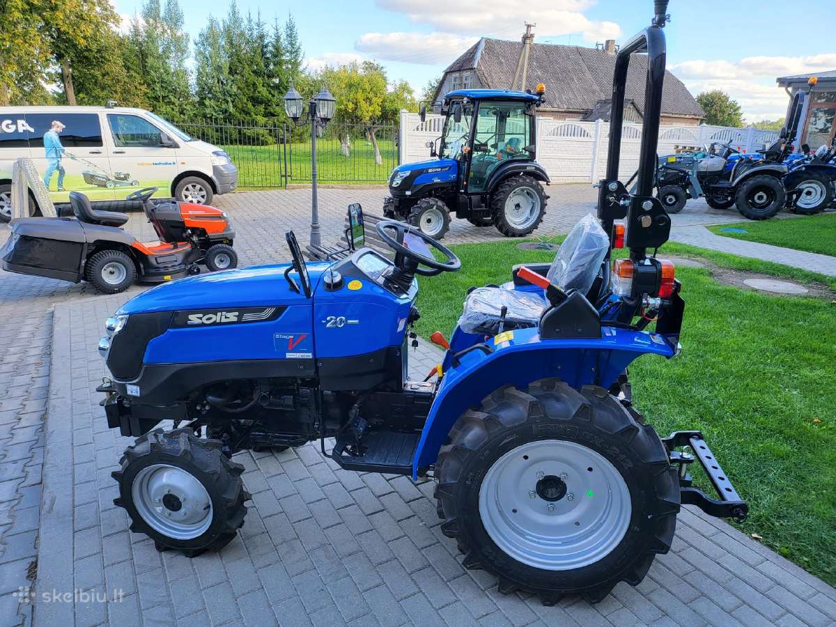 Mini traktorius Solis 20 Mitsubishi variklis - nuotraukos Nr. 5