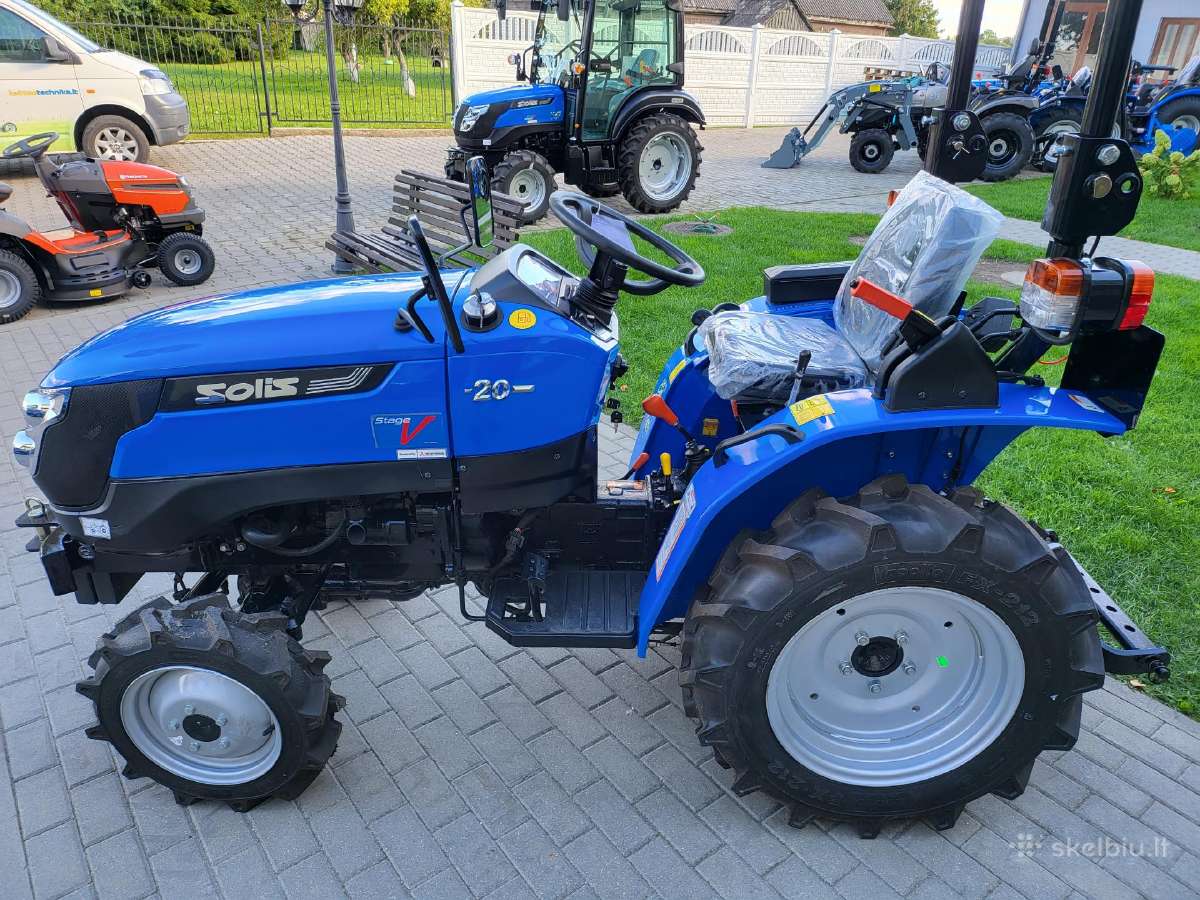 Mini traktorius Solis 20 Mitsubishi variklis - nuotraukos Nr. 9
