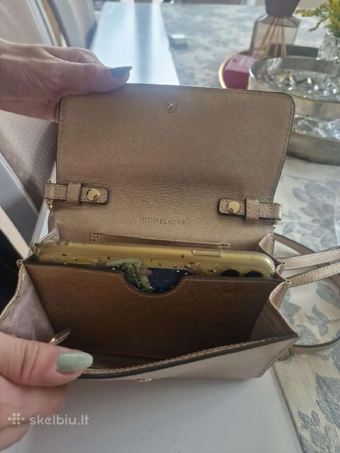 Michael Kors delninė-pinigibė, aukso spalvos - nuotraukos Nr. 23