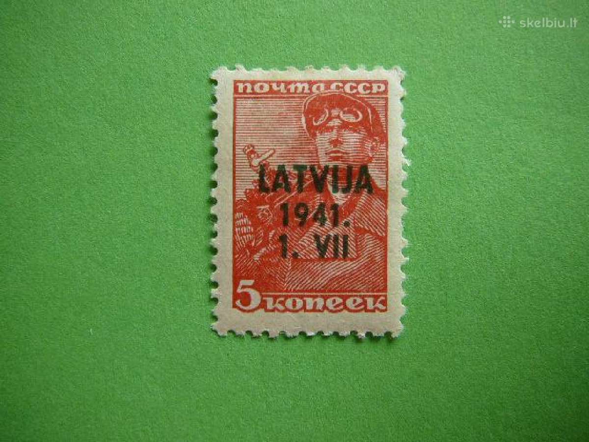 Latvija 1941 Vokietija 5kap. Mlh llt1sp