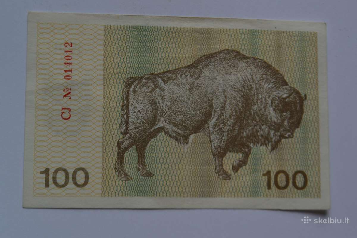 100 talonu 1991 m.be uzraso - nuotraukos Nr. 2