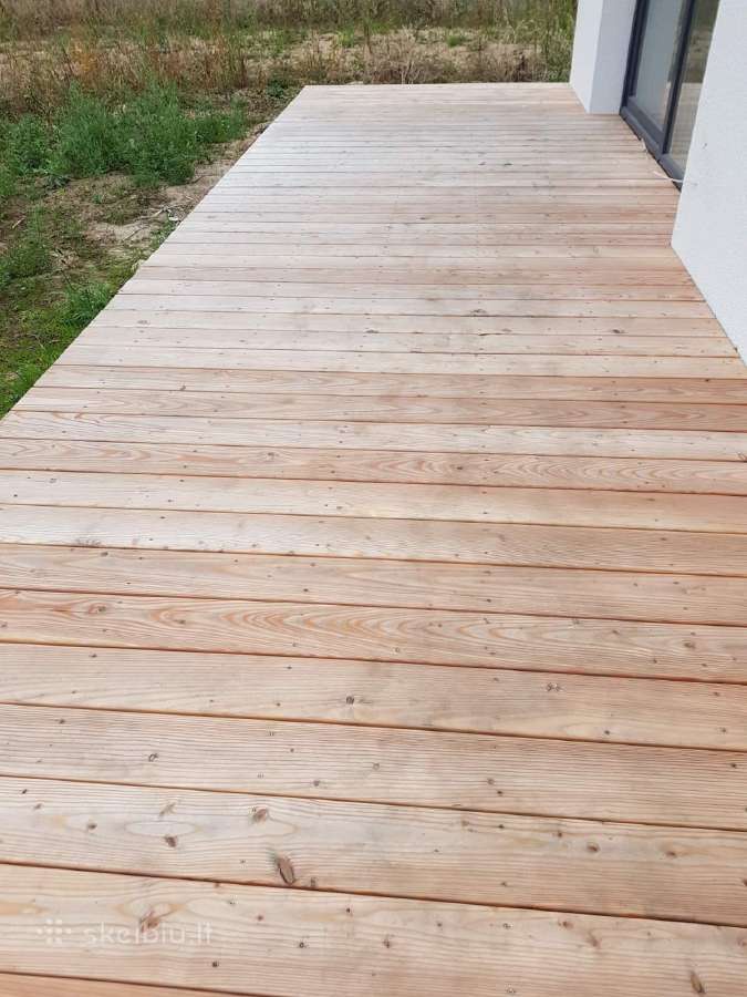 Giluminiu būdu impregnuotos terasinės lentos - nuotraukos Nr. 7