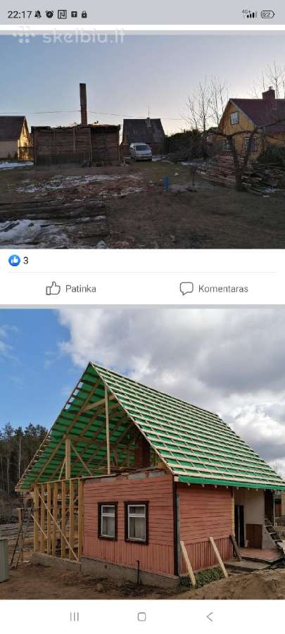 Senų namų, sodo namelių rekonstrukcija. - nuotraukos Nr. 5