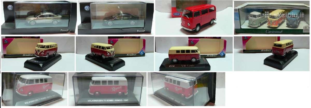 Opel, Dacia, Fiat, Ford, Skoda ir VW modeliukai - nuotraukos Nr. 3